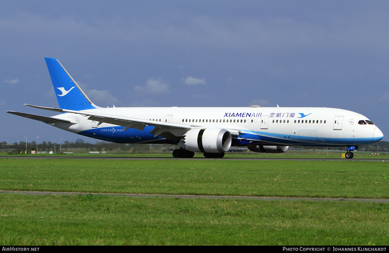 Aircraft Photo of B-1357 | Boeing 787-9 Dreamliner | Xiamen Airlines | AirHistory.net #753400