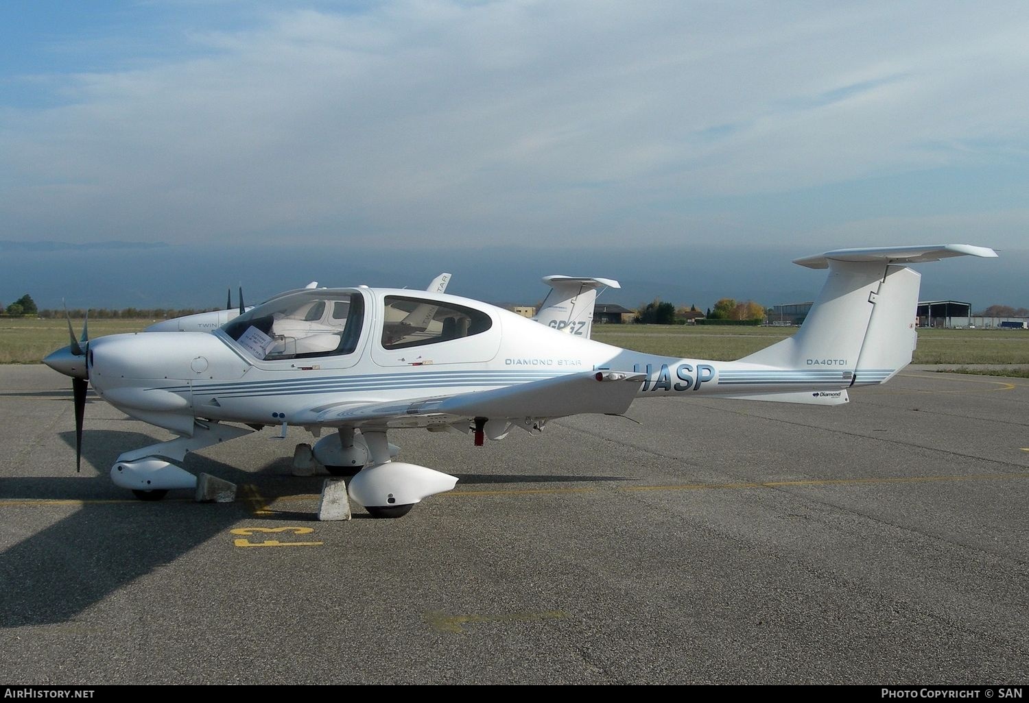 Aircraft Photo of F-HASP | Diamond DA40D Diamond Star TDI | AirHistory.net #753450