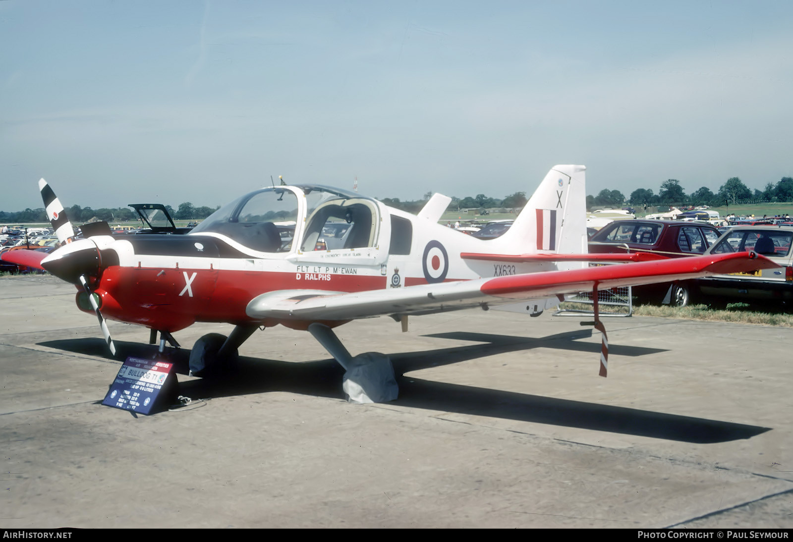 Aircraft Photo of XX633 | Scottish Aviation Bulldog T1 | UK - Air Force | AirHistory.net #753484