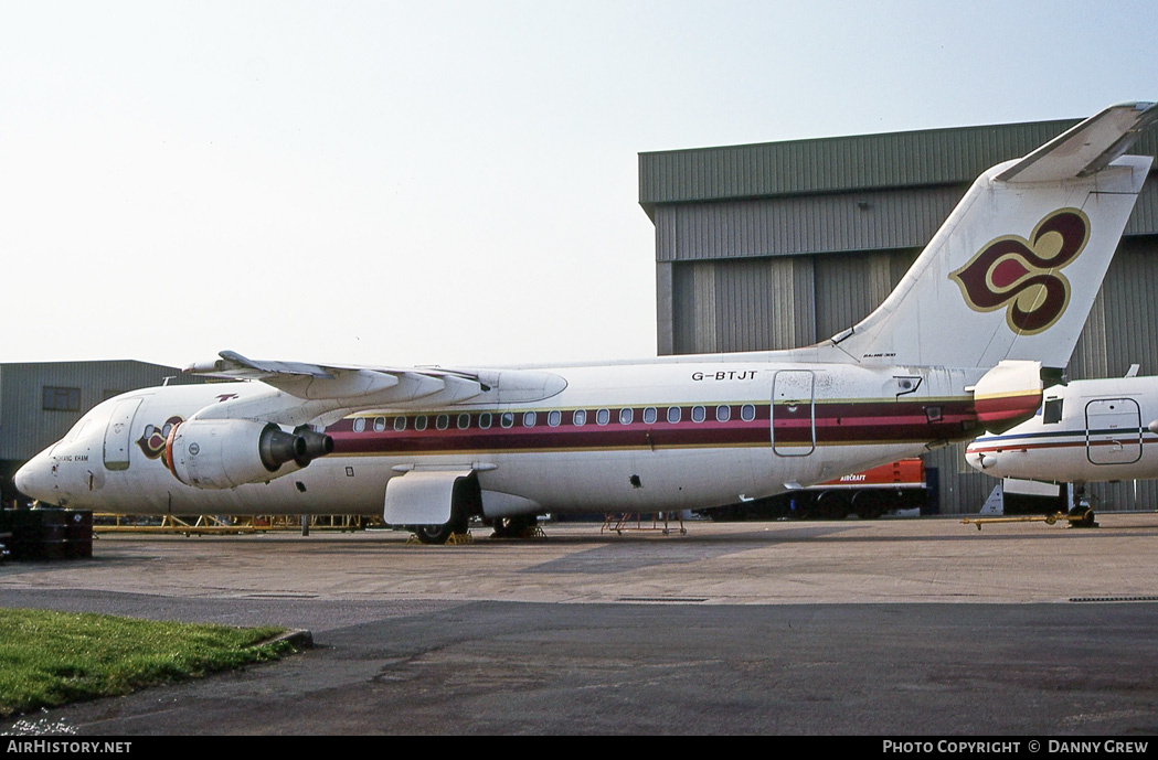 Aircraft Photo of G-BTJT | British Aerospace BAe-146-300 | Thai Airways International | AirHistory.net #753536