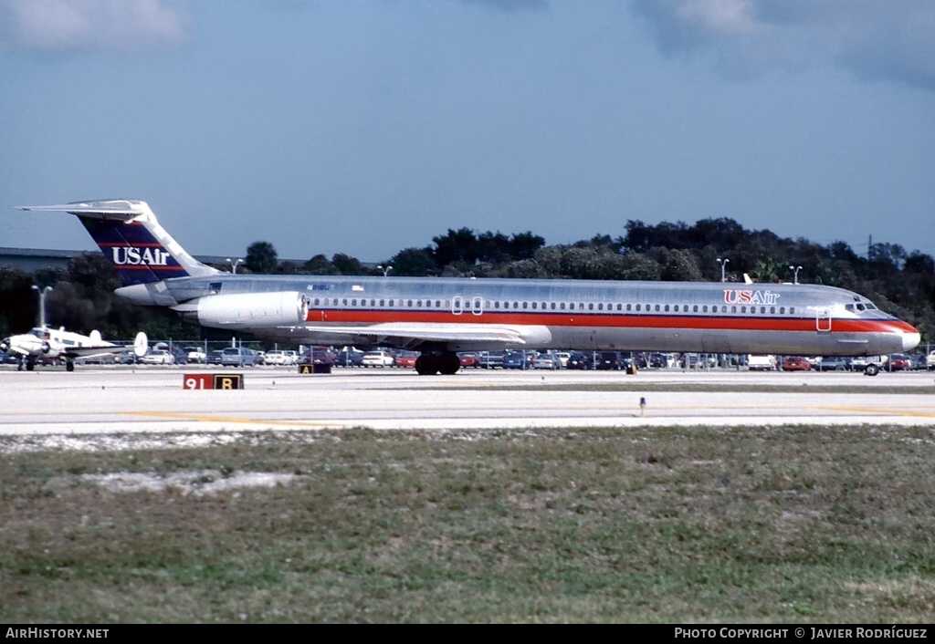 Aircraft Photo of N818US | McDonnell Douglas MD-82 (DC-9-82) | USAir | AirHistory.net #753539