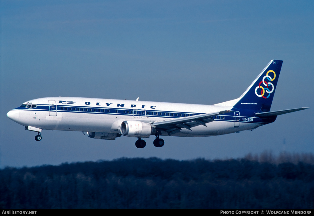 Aircraft Photo of SX-BKH | Boeing 737-4Q8 | Olympic | AirHistory.net #753548