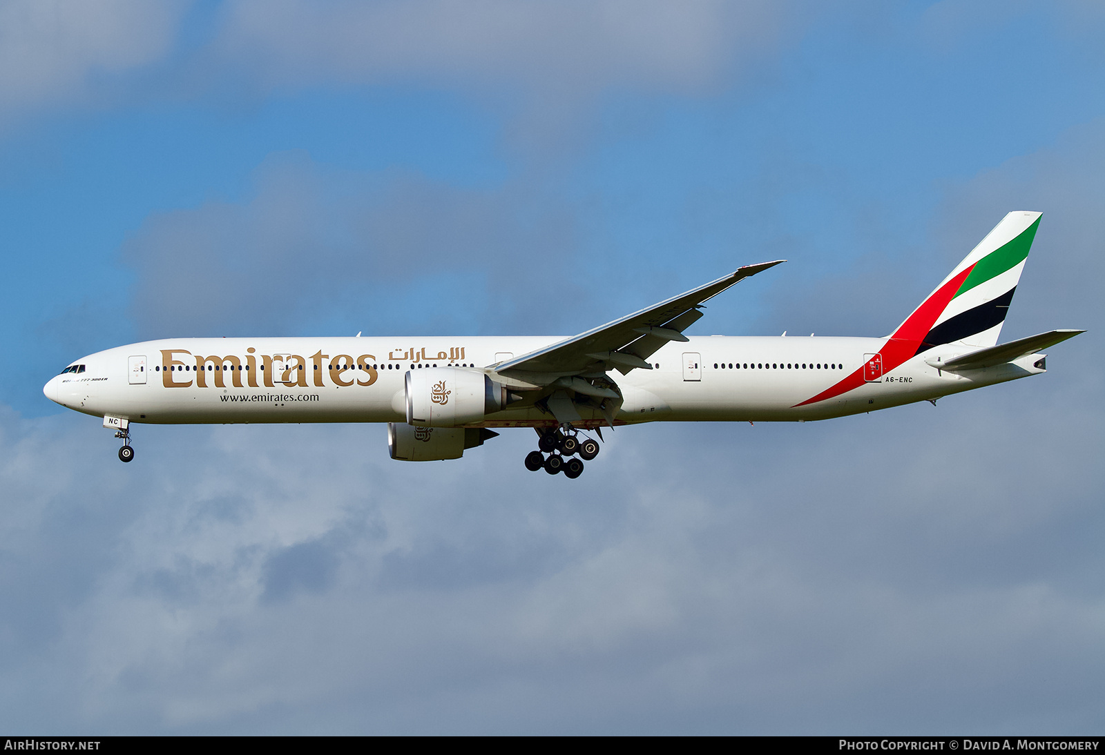 Aircraft Photo of A6-ENC | Boeing 777-31H/ER | Emirates | AirHistory.net #753571