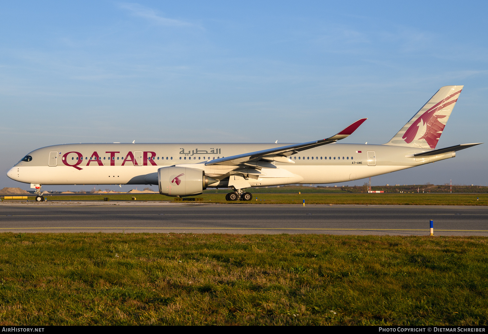 Aircraft Photo of A7-AME | Airbus A350-941 | Qatar Airways | AirHistory.net #753572