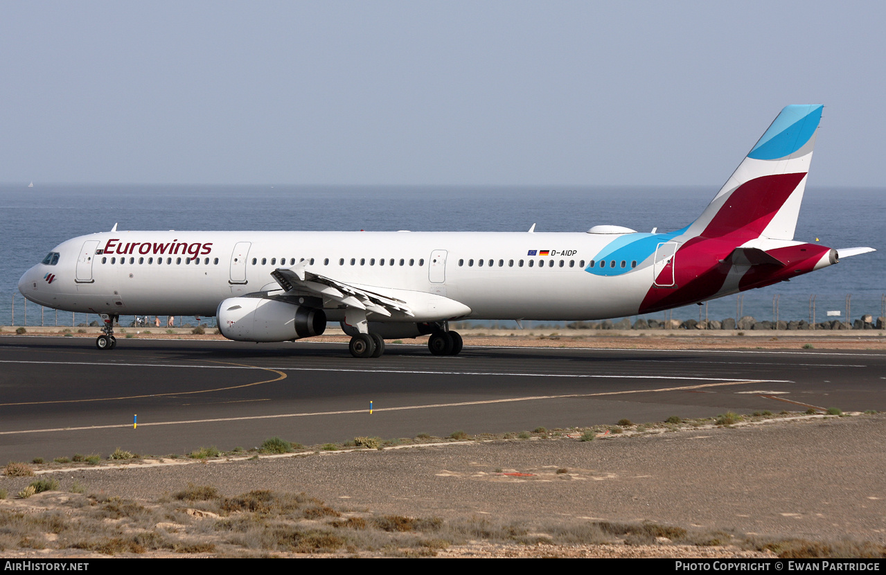 Aircraft Photo of D-AIDP | Airbus A321-231 | Eurowings | AirHistory.net #753651