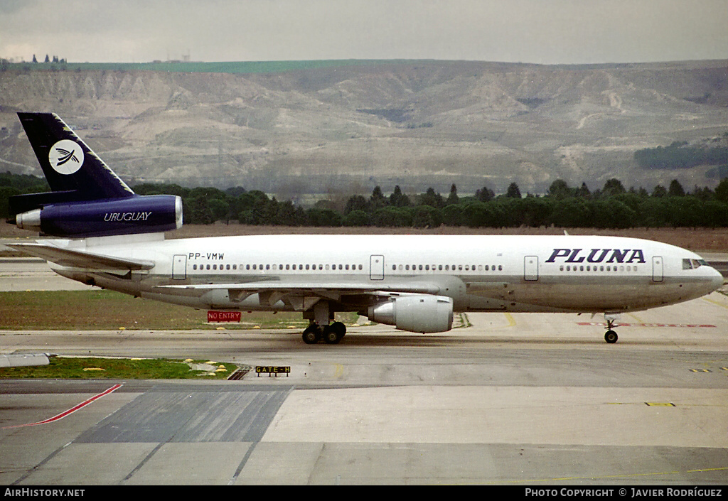 Aircraft Photo of PP-VMW | McDonnell Douglas DC-10-30 | PLUNA Líneas Aéreas Uruguayas | AirHistory.net #753652