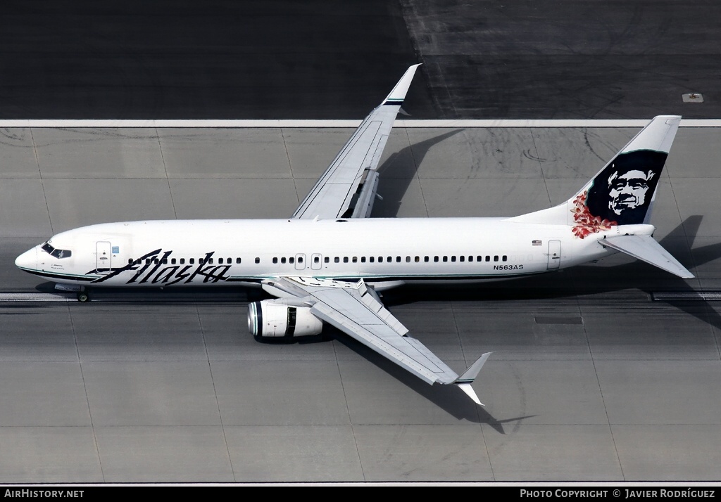 Aircraft Photo of N563AS | Boeing 737-890 | Alaska Airlines | AirHistory.net #753661