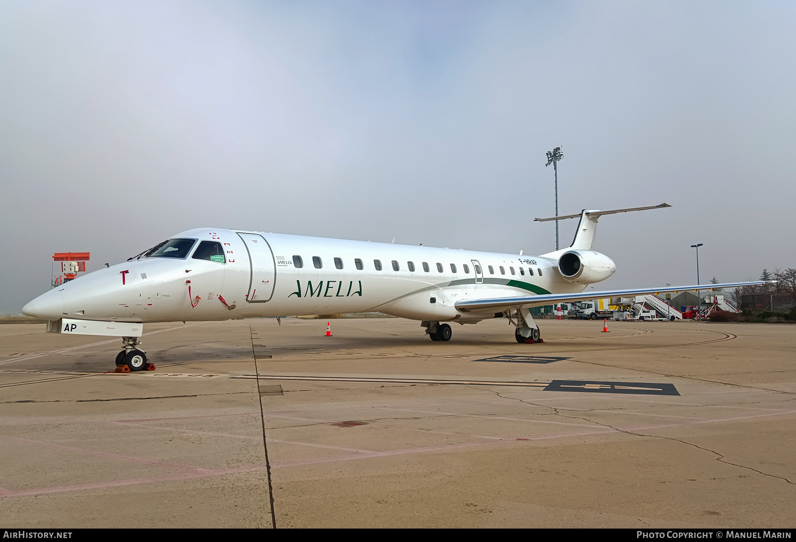 Aircraft Photo of F-HRAP | Embraer ERJ-145LR (EMB-145LR) | Amelia | AirHistory.net #753695