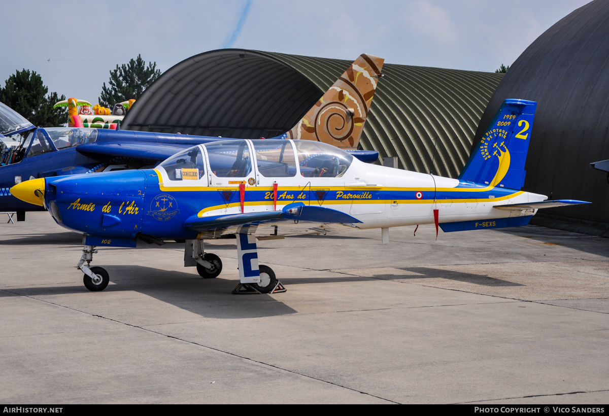 Aircraft Photo of 102 | Socata TB-30 Epsilon | France - Air Force | AirHistory.net #753698