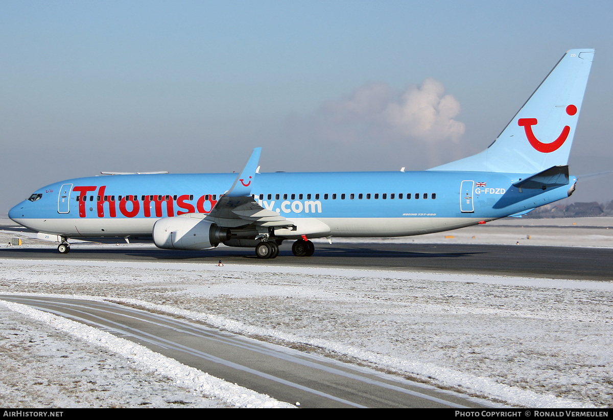 Aircraft Photo of G-FDZD | Boeing 737-8K5 | Thomsonfly | AirHistory.net #753731