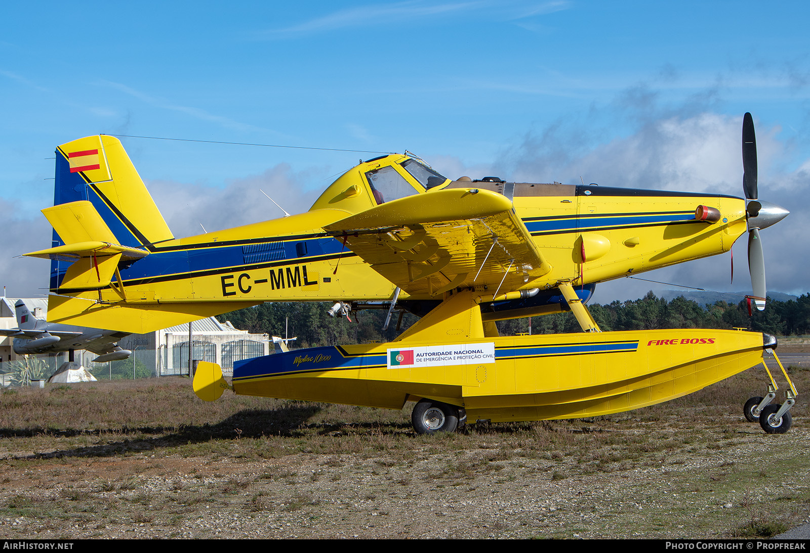 Aircraft Photo of EC-MML | Air Tractor AT-802F Fire Boss (AT-802A) | Autoridade Nacional de Emergência e Proteção Civil | AirHistory.net #753743