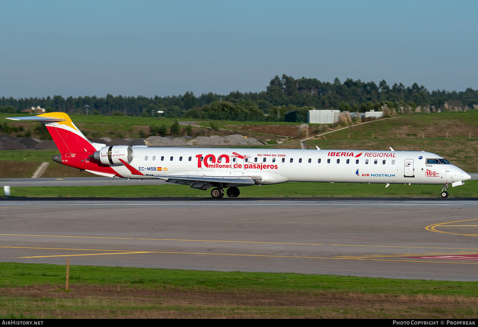 Aircraft Photo of EC-MSB | Bombardier CRJ-1000EL NG (CL-600-2E25) | Iberia Regional | AirHistory.net #753761