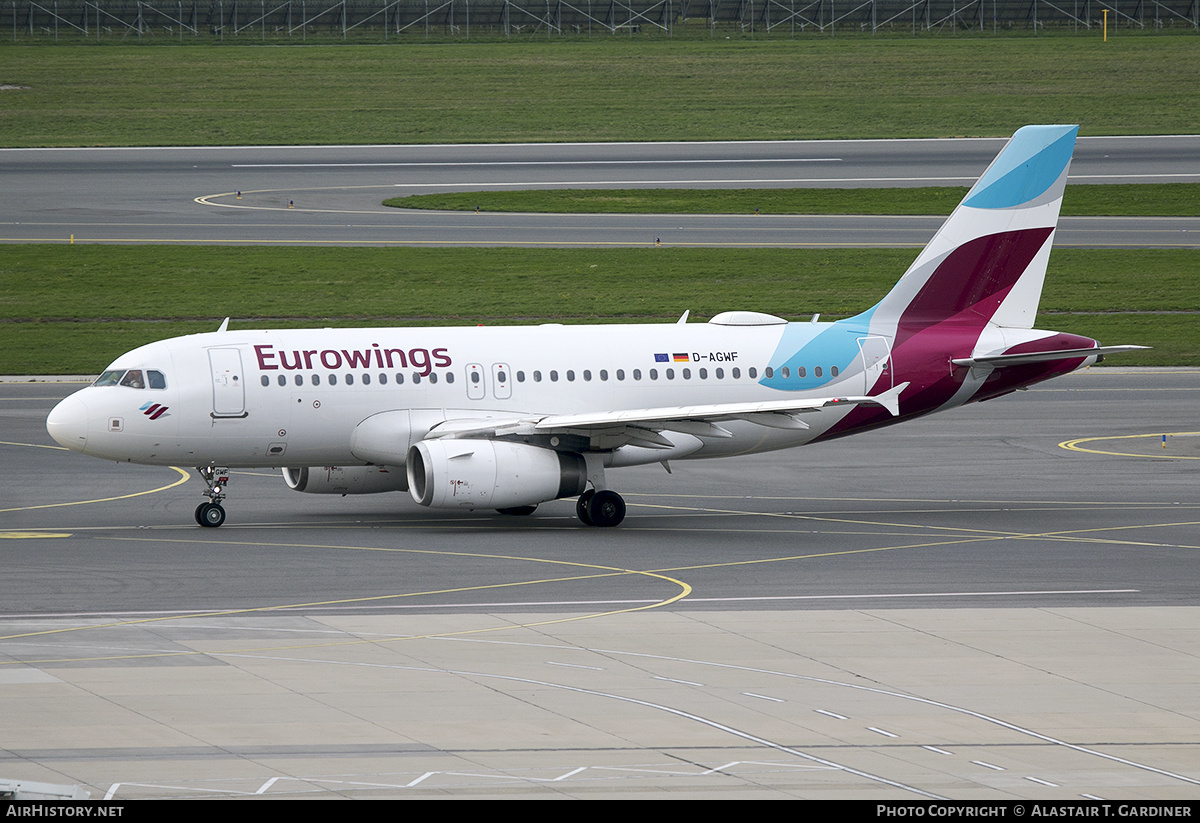 Aircraft Photo of D-AGWF | Airbus A319-132 | Eurowings | AirHistory.net #753848