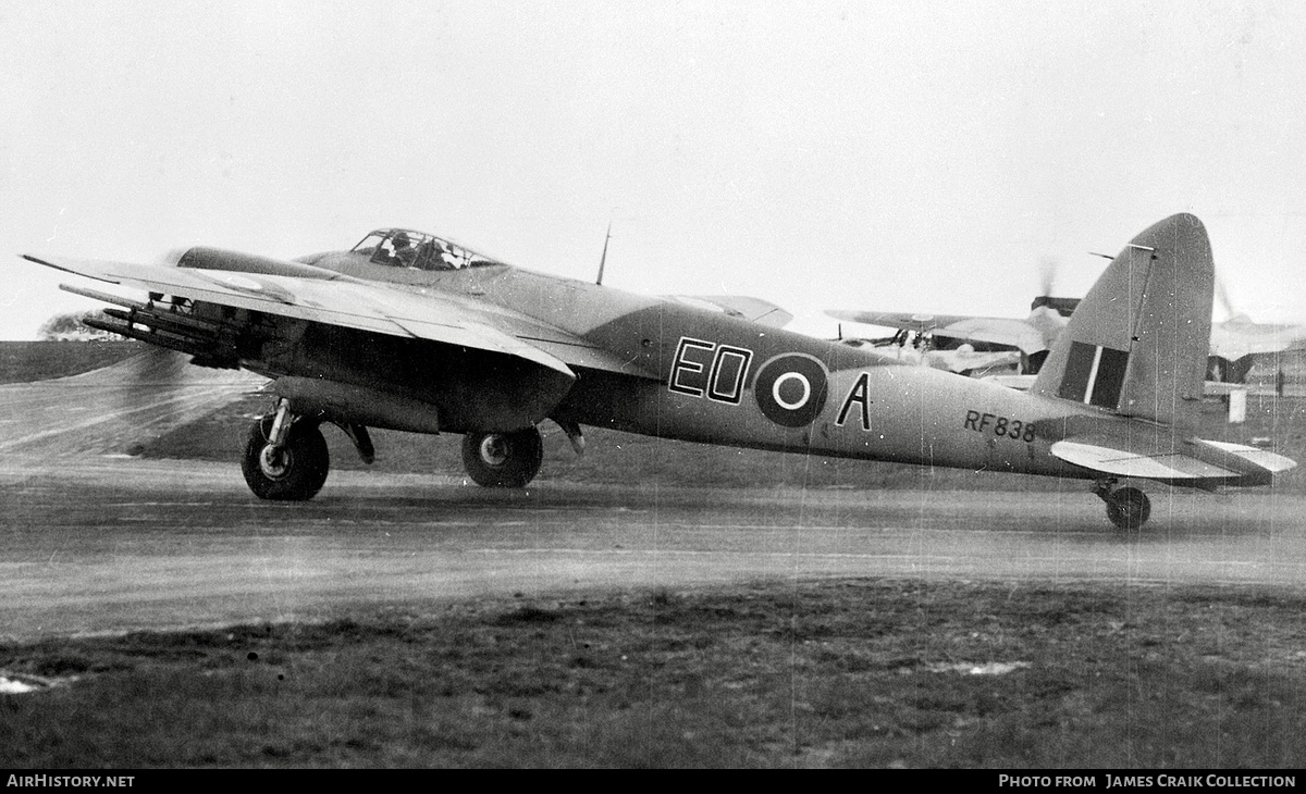 Aircraft Photo of RF838 | De Havilland D.H. 98 Mosquito FB6 | UK - Air Force | AirHistory.net #753854