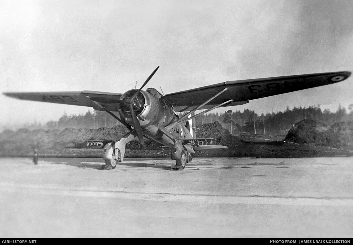 Aircraft Photo of 483 | Westland Lysander Mk.II | Canada - Air Force | AirHistory.net #753881