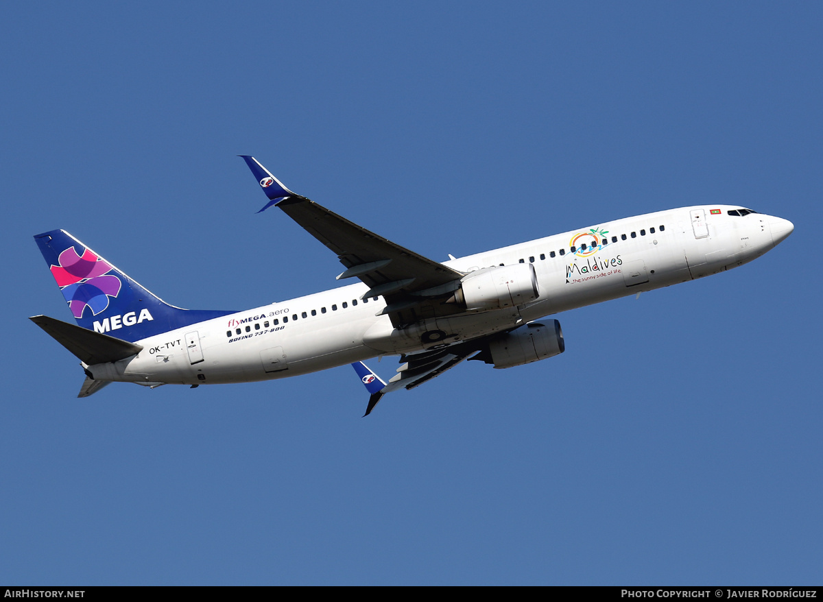Aircraft Photo of OK-TVT | Boeing 737-86N | Mega Maldives Airlines | AirHistory.net #753904