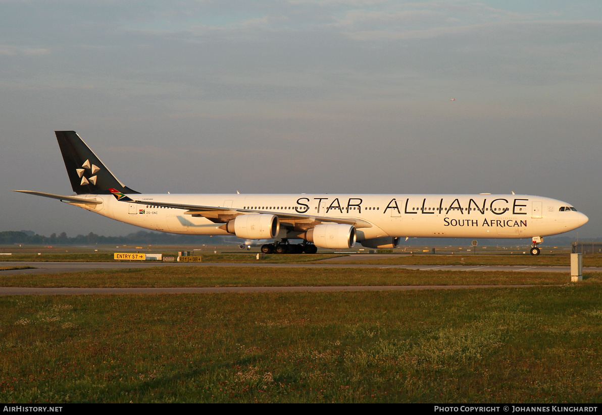 Aircraft Photo of ZS-SNC | Airbus A340-642 | South African Airways | AirHistory.net #753942