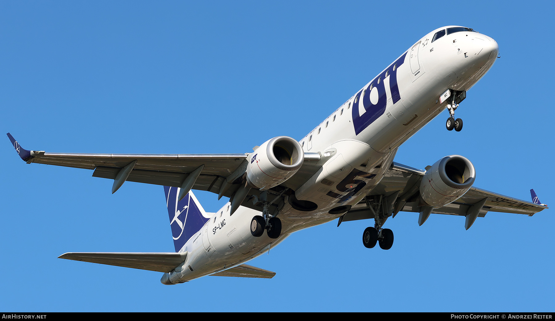 Aircraft Photo of SP-LMC | Embraer 190STD (ERJ-190-100STD) | LOT Polish Airlines - Polskie Linie Lotnicze | AirHistory.net #753959