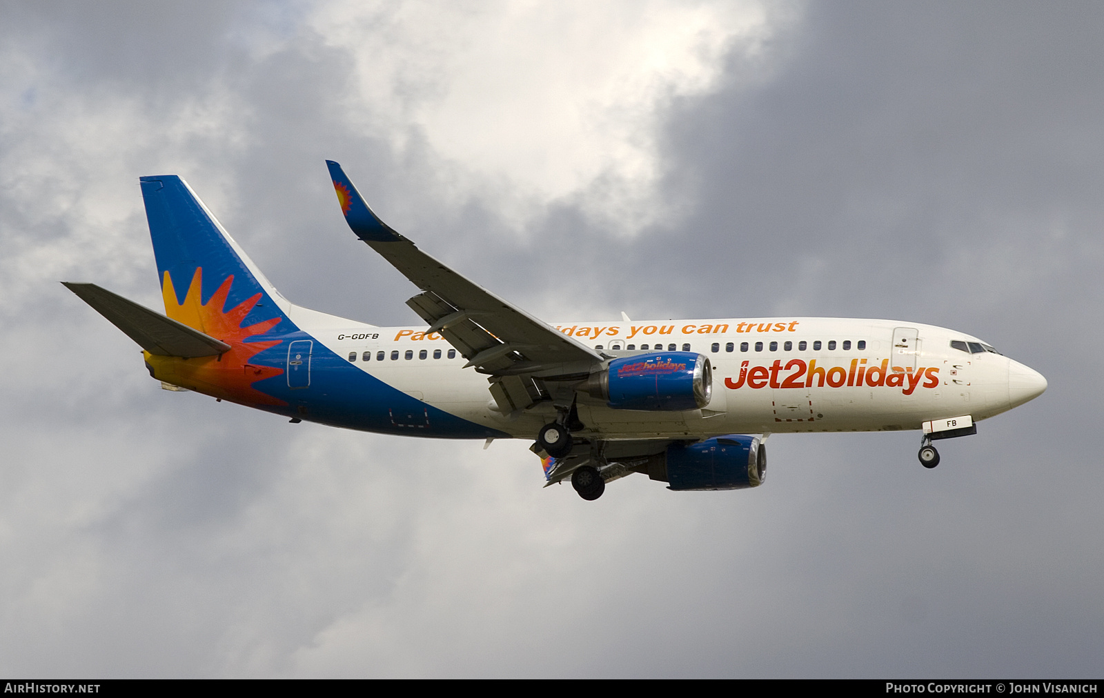 Aircraft Photo of G-GDFB | Boeing 737-33A | Jet2 Holidays | AirHistory.net #753992