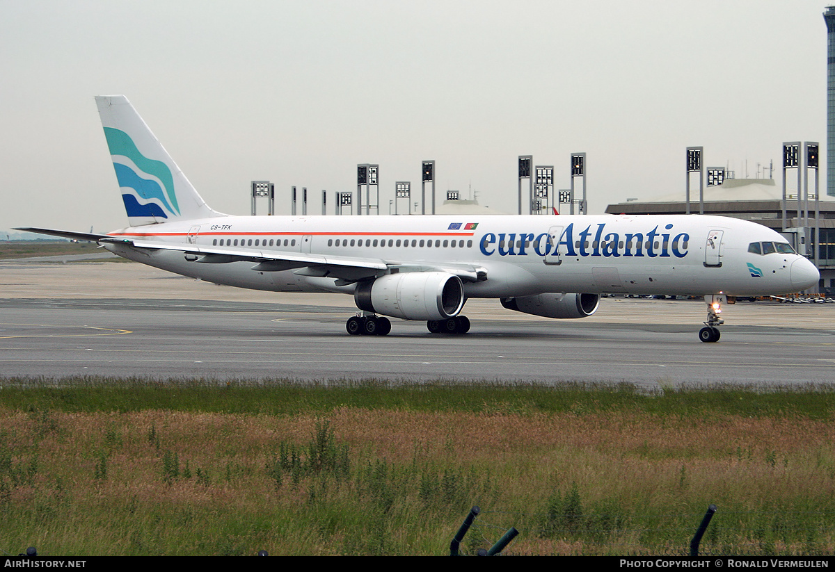 Aircraft Photo of CS-TFK | Boeing 757-2G5 | Euro Atlantic Airways | AirHistory.net #754055