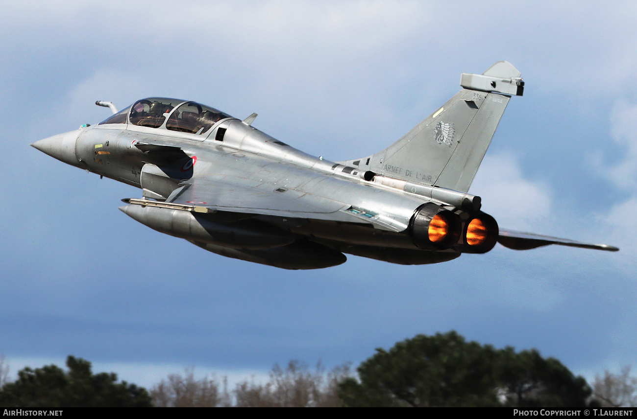 Aircraft Photo of 336 | Dassault Rafale B | France - Air Force | AirHistory.net #754065