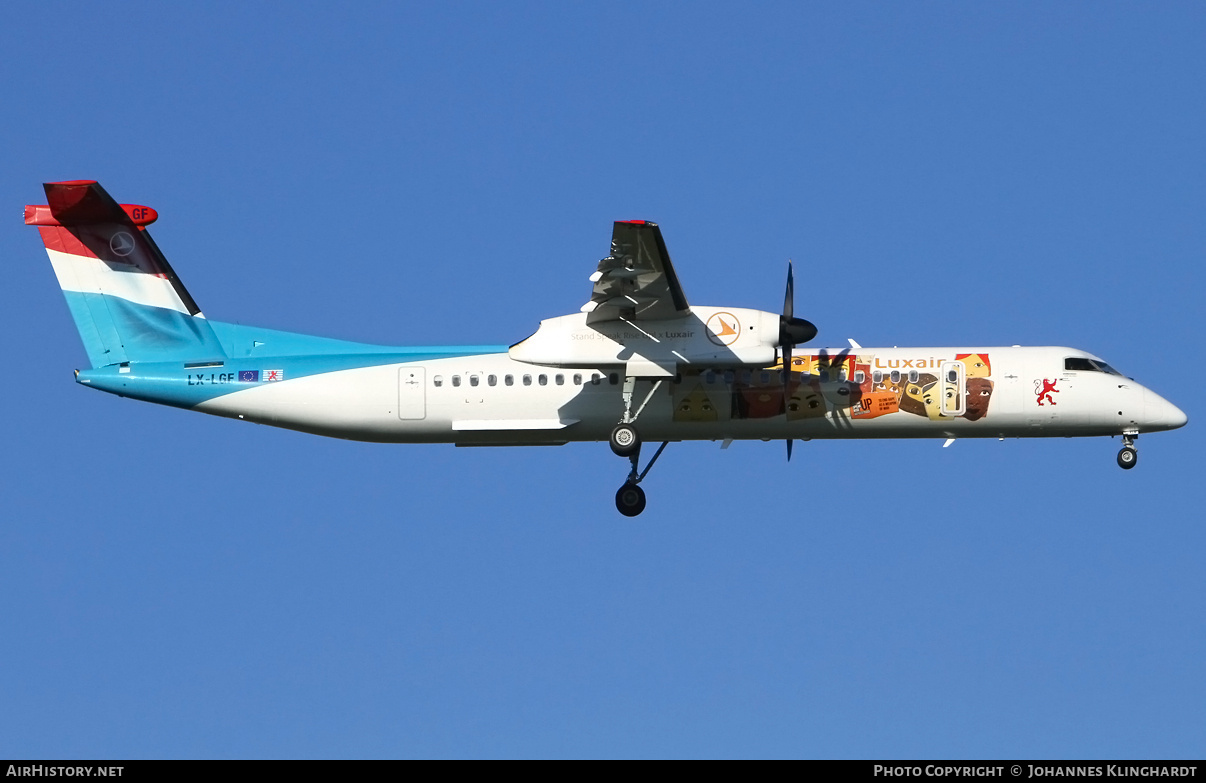 Aircraft Photo of LX-LGF | Bombardier DHC-8-402 Dash 8 | Luxair | AirHistory.net #754083