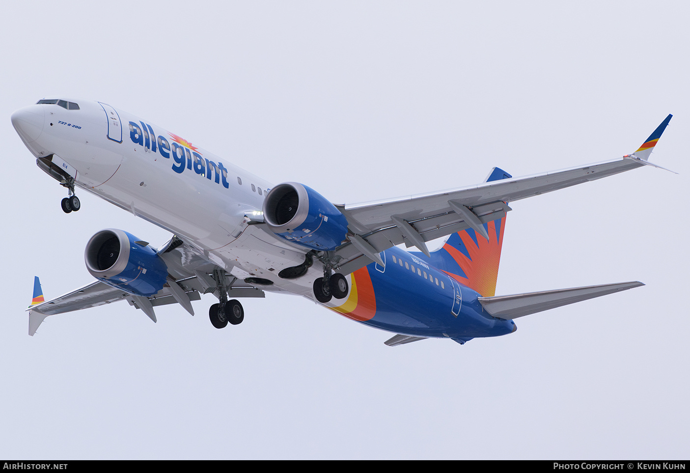 Aircraft Photo of N814NV | Boeing 737-8200 Max 200 | Allegiant Air | AirHistory.net #754144