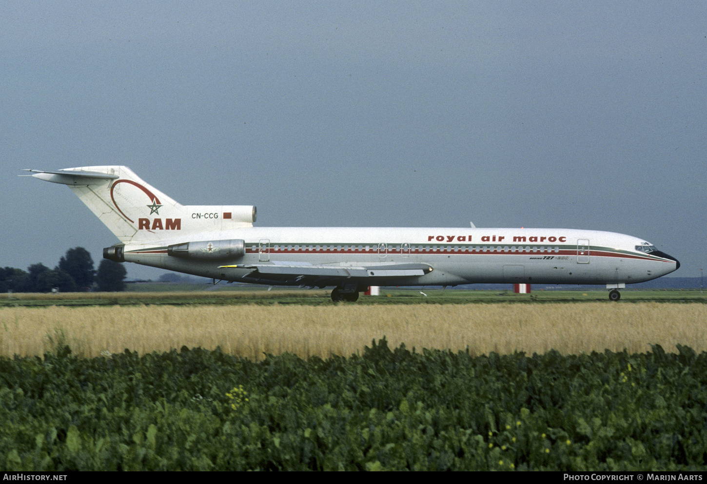 Aircraft Photo of CN-CCG | Boeing 727-2B6 | Royal Air Maroc - RAM | AirHistory.net #754148