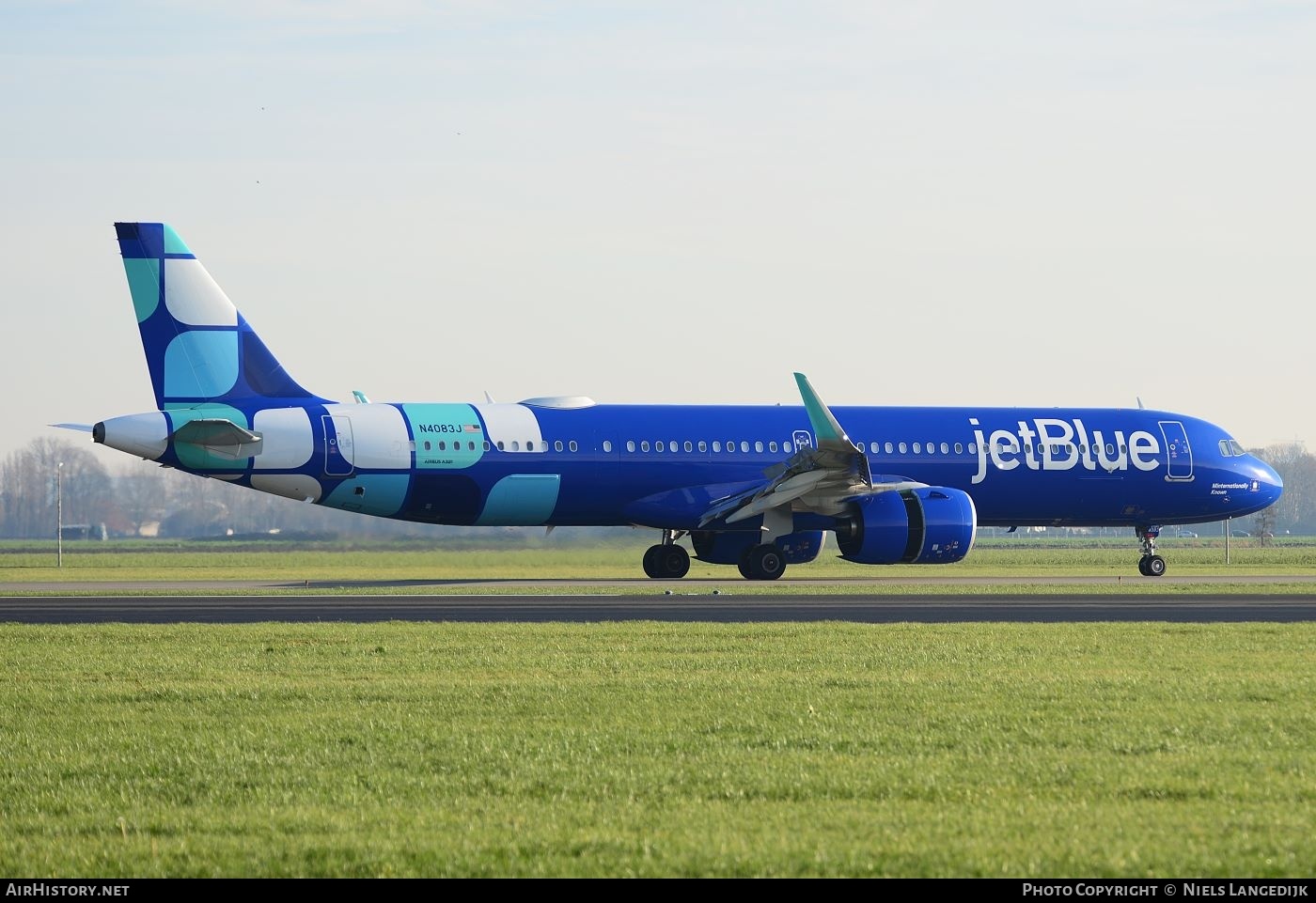 Aircraft Photo of N4083J | Airbus A321-271NX | JetBlue Airways | AirHistory.net #754156