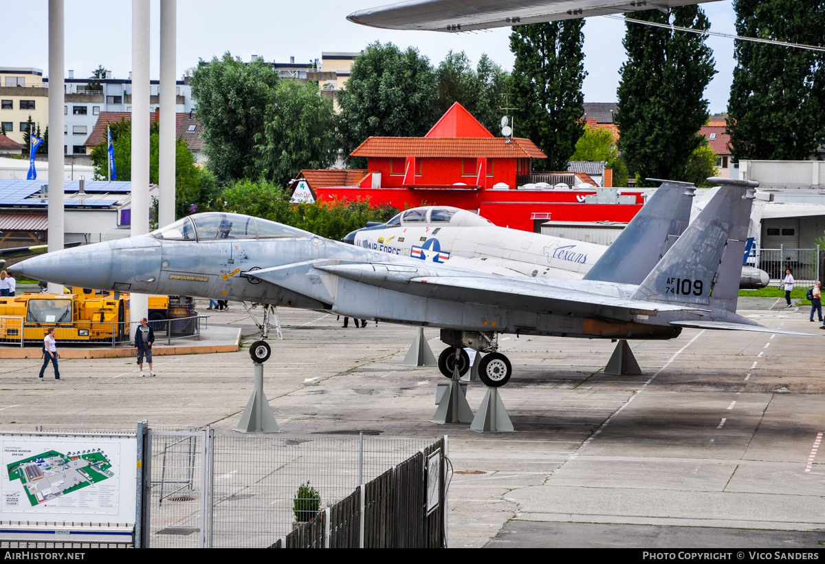 Aircraft Photo of 74-0109 / AF74-109 | McDonnell Douglas F-15A Eagle | USA - Air Force | AirHistory.net #754158