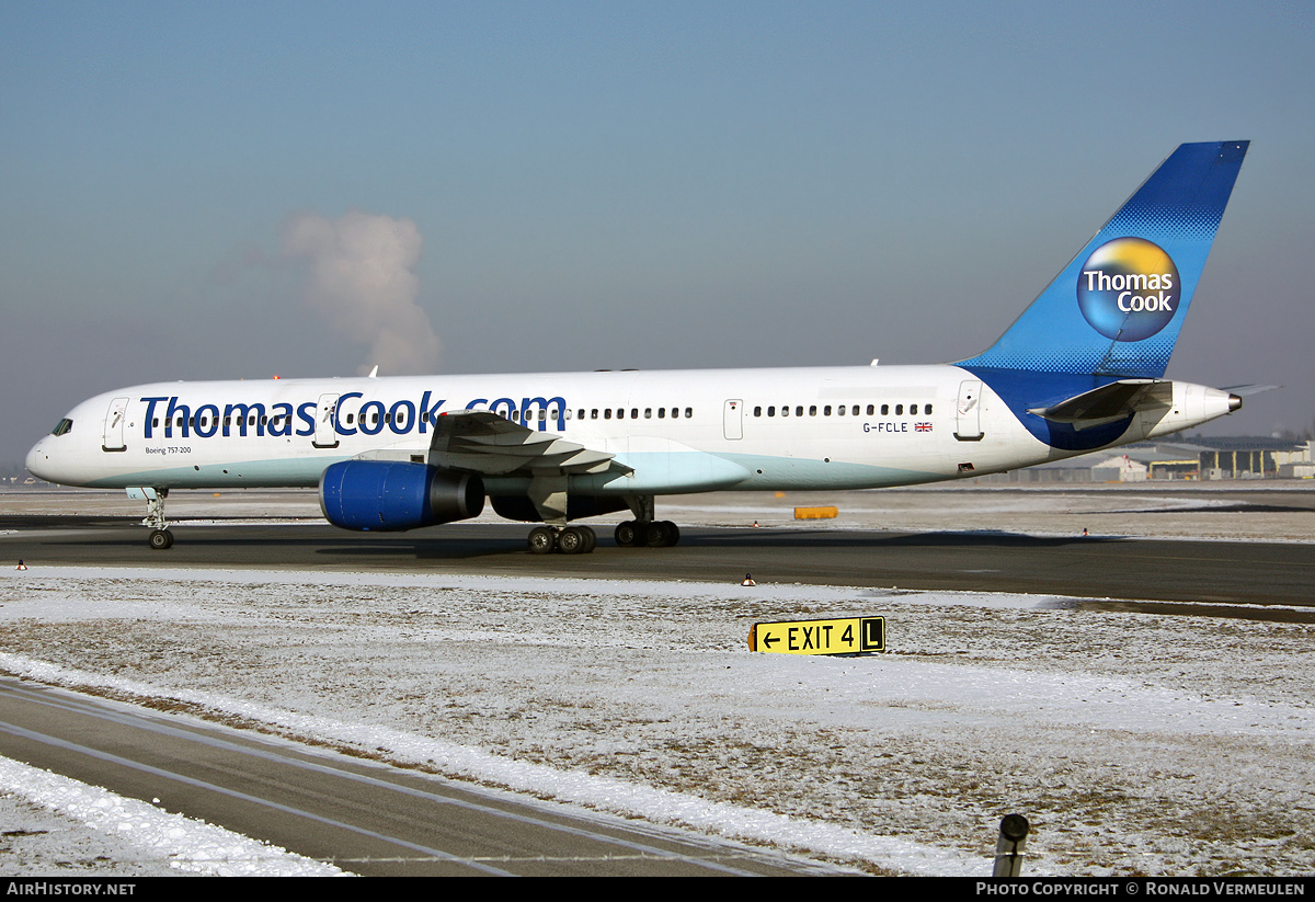 Aircraft Photo of G-FCLE | Boeing 757-28A | Thomas Cook Airlines | AirHistory.net #754188