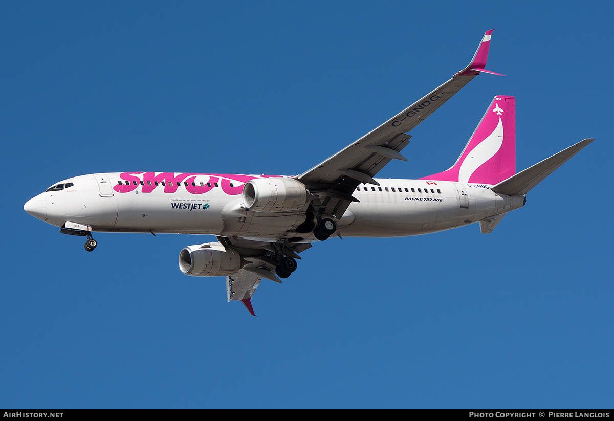 Aircraft Photo of C-GNDG | Boeing 737-8CT | Swoop | AirHistory.net #754226