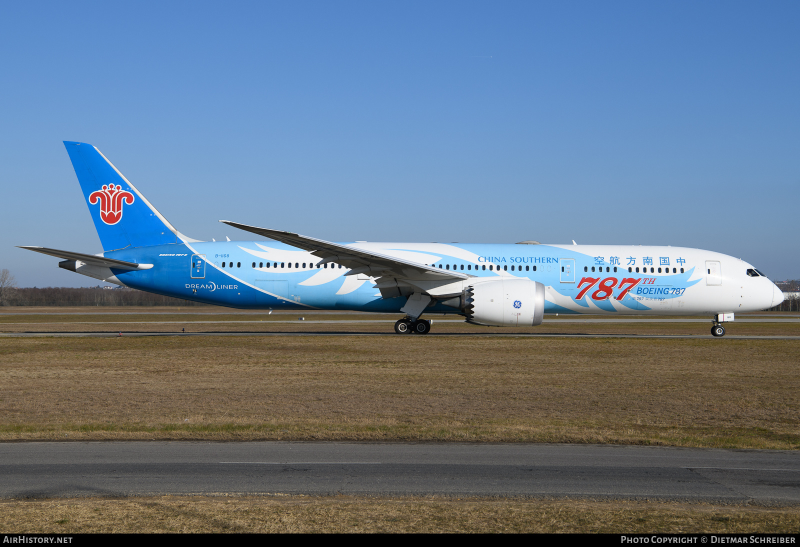 Aircraft Photo of B-1168 | Boeing 787-9 Dreamliner | China Southern Airlines | AirHistory.net #754236