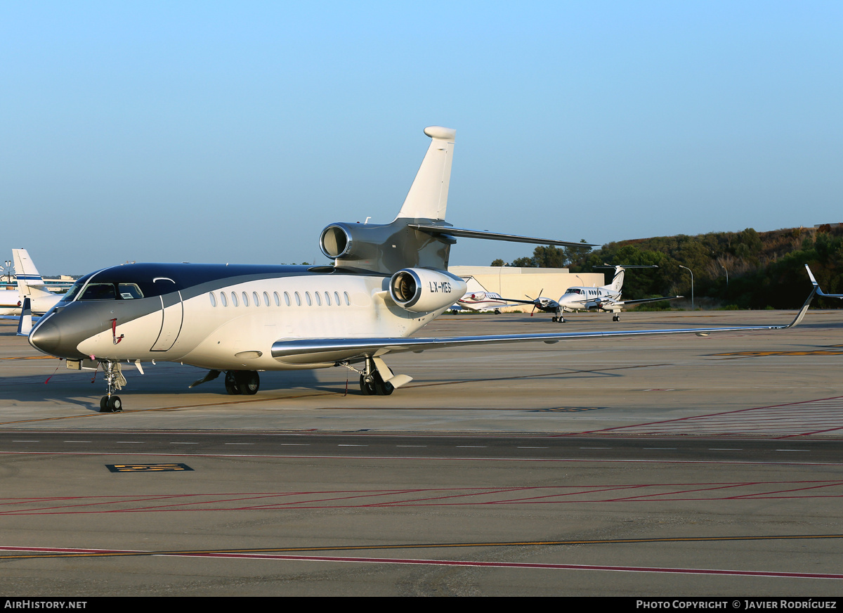 Aircraft Photo of LX-MES | Dassault Falcon 7X | AirHistory.net #754256