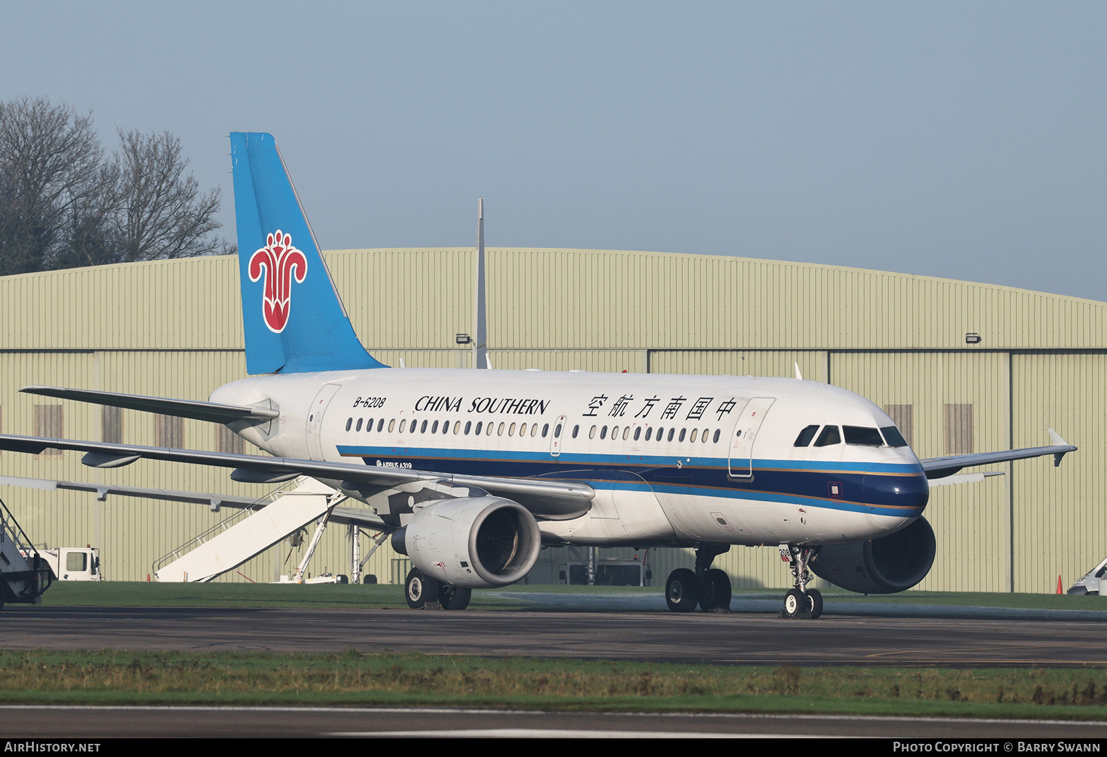 Aircraft Photo of B-6208 | Airbus A319-112 | China Southern Airlines | AirHistory.net #754297