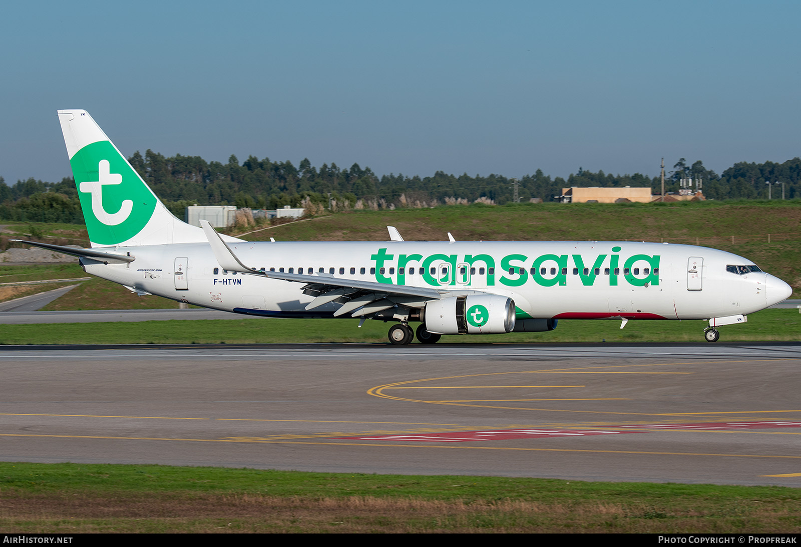 Aircraft Photo of F-HTVM | Boeing 737-84P | Transavia | AirHistory.net #754353