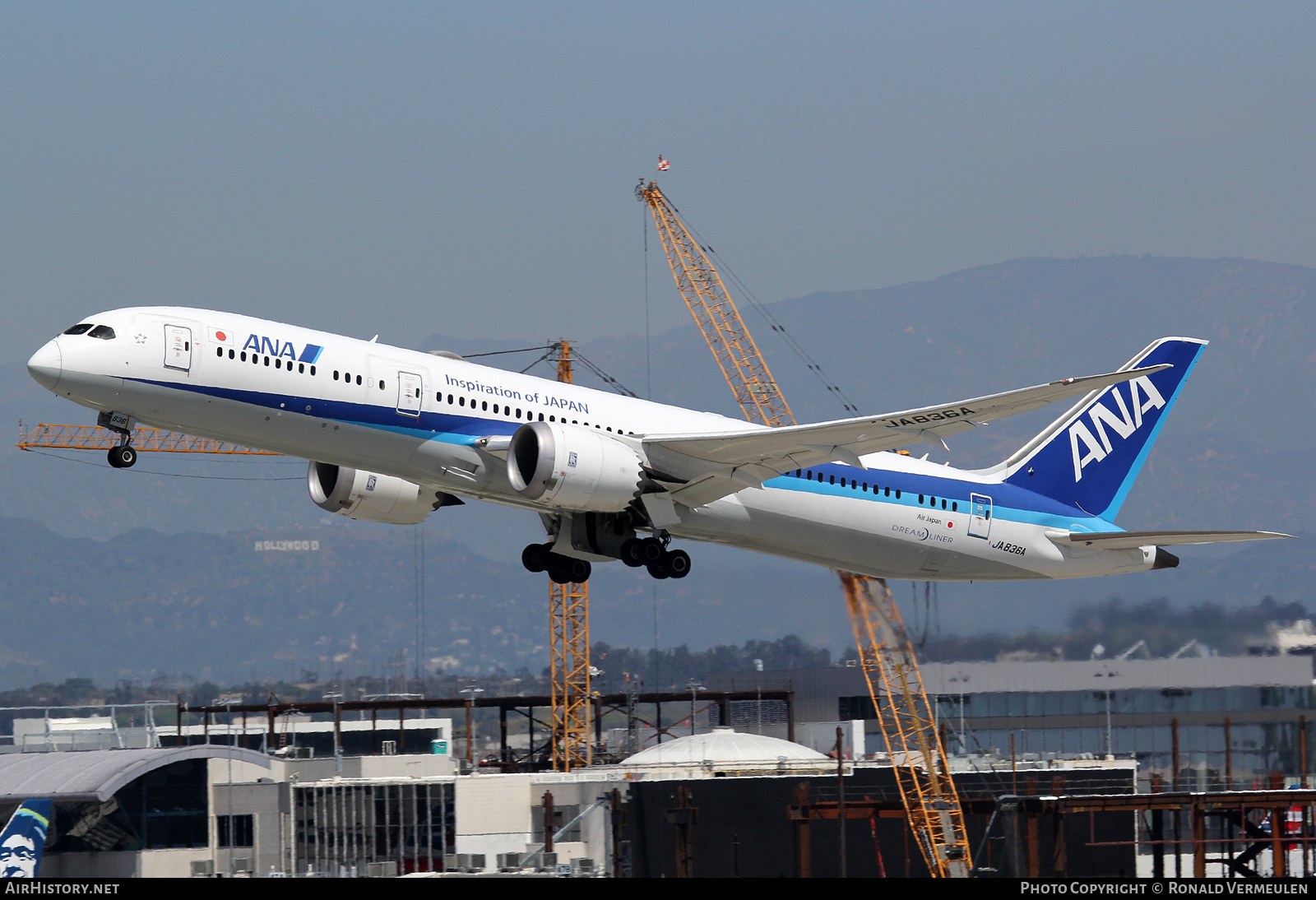 Aircraft Photo of JA836A | Boeing 787-9 Dreamliner | All Nippon Airways - ANA | AirHistory.net #754359