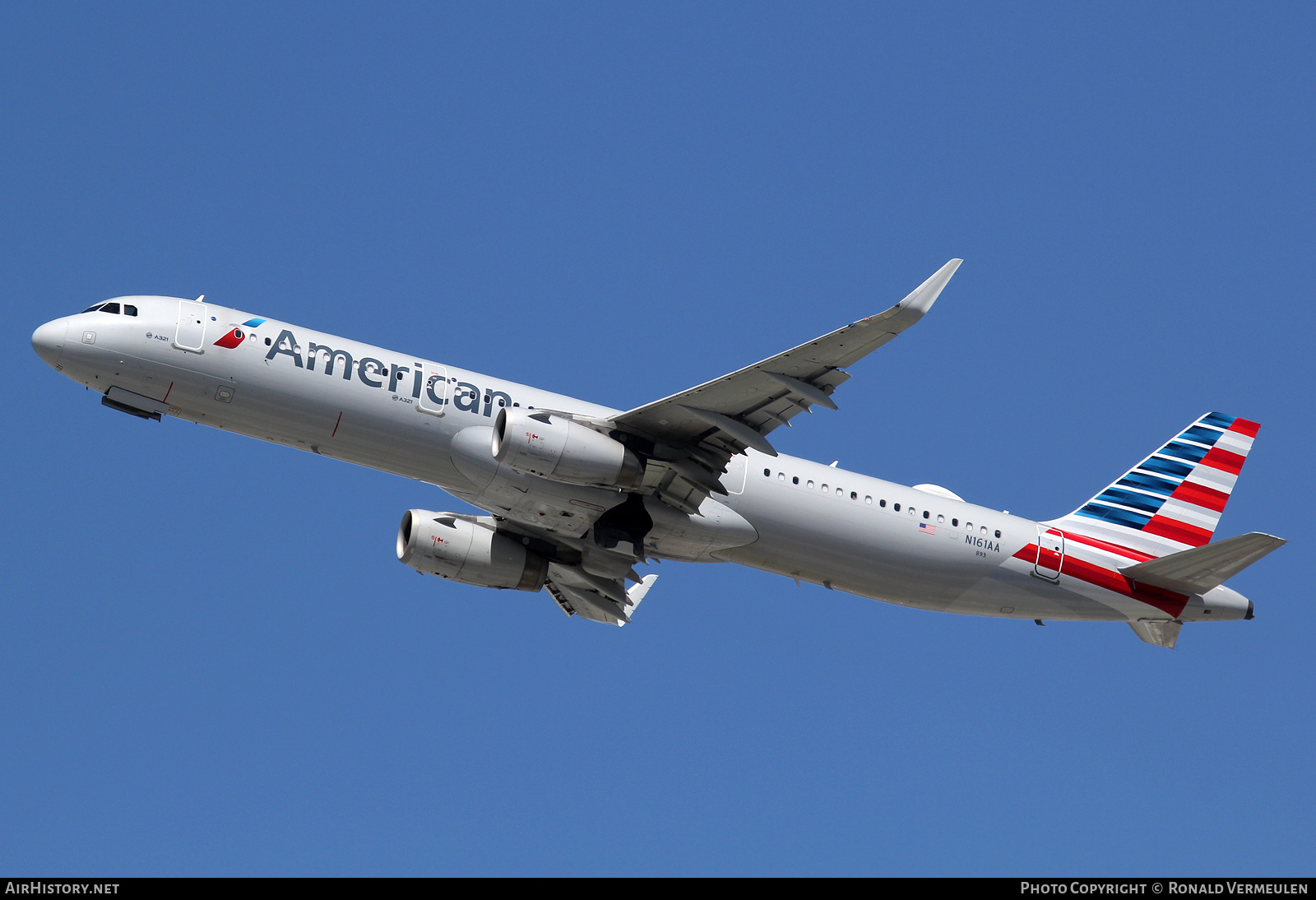 Aircraft Photo of N161AA | Airbus A321-231 | American Airlines | AirHistory.net #754360