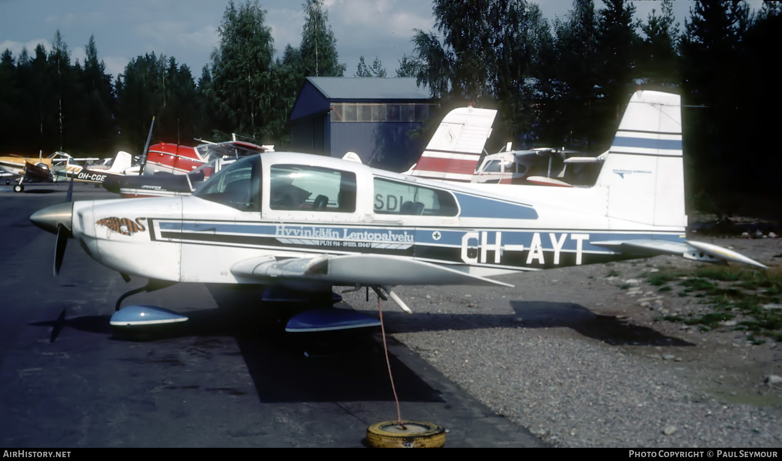 Aircraft Photo of OH-AYT | Grumman American AA-5B Tiger | Hyvinkään Lentopalvelu | AirHistory.net #754405