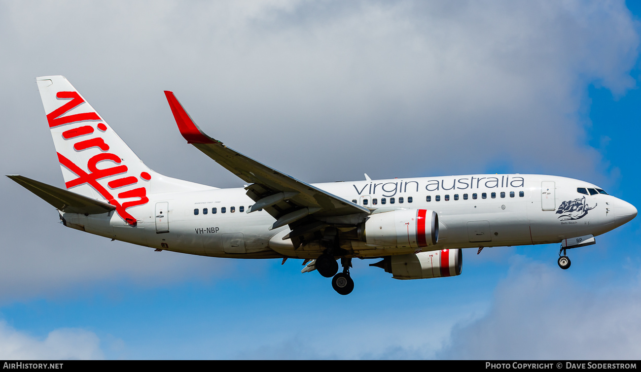 Aircraft Photo of VH-NBP | Boeing 737-7K2 | Virgin Australia Airlines | AirHistory.net #754461