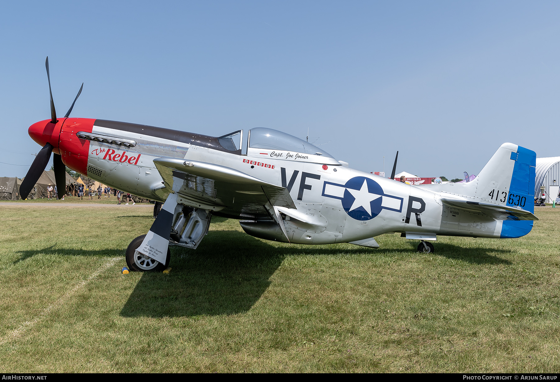 Aircraft Photo of N3BB / 413630 | North American P-51D Mustang | USA - Air Force | AirHistory.net #754486