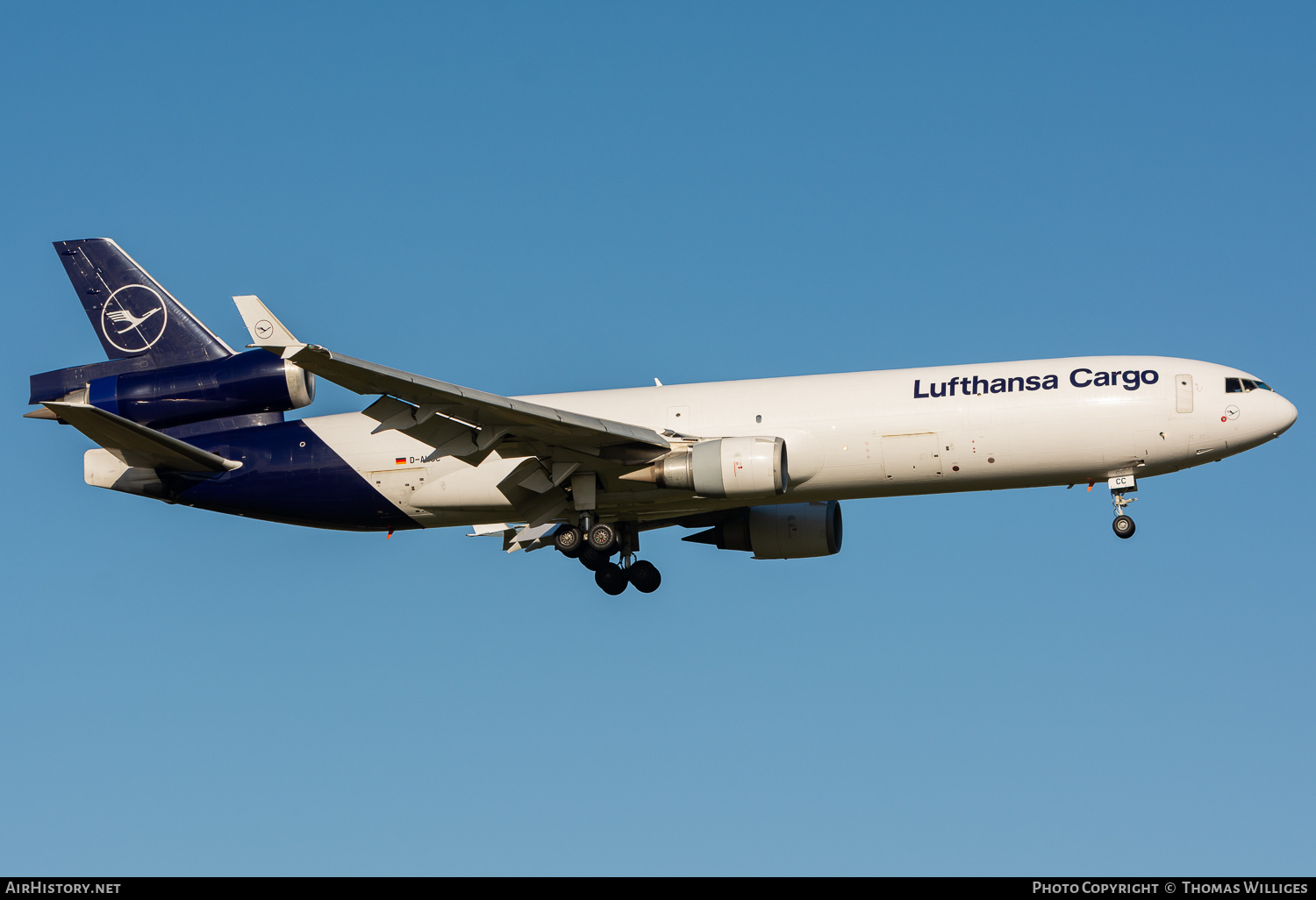 Aircraft Photo of D-ALCC | McDonnell Douglas MD-11F | Lufthansa Cargo | AirHistory.net #754489
