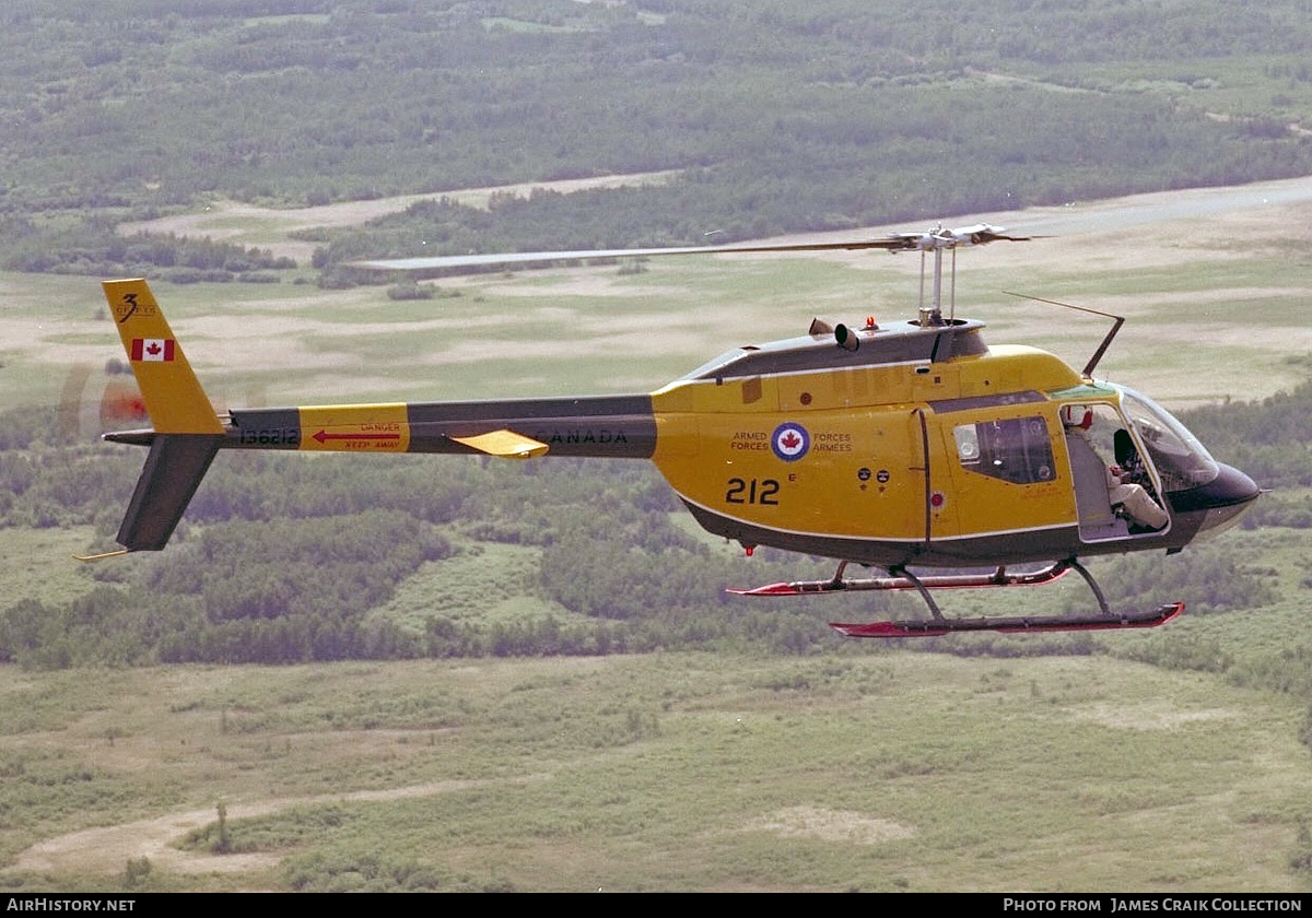 Aircraft Photo of 136212 | Bell CH-136 Kiowa (206A-1/COH-58A) | Canada - Air Force | AirHistory.net #754490