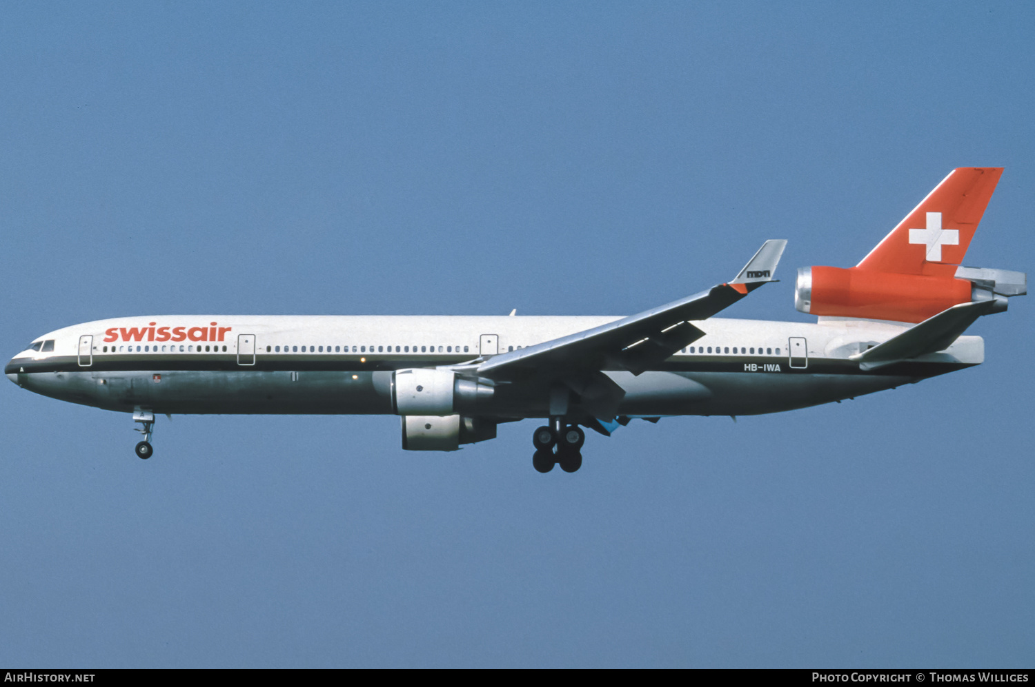 Aircraft Photo of HB-IWA | McDonnell Douglas MD-11 | Swissair | AirHistory.net #754491