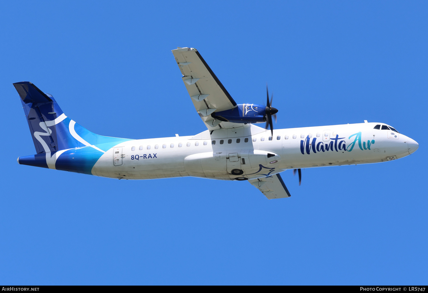Aircraft Photo of 8Q-RAX | ATR ATR-72-600 (ATR-72-212A) | Manta Air | AirHistory.net #754530
