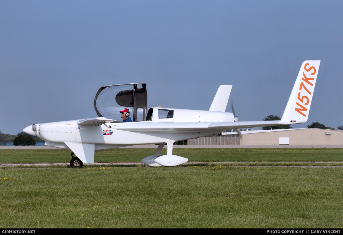 Aircraft Photo of N57KS | Rutan 74 Defiant | AirHistory.net #754618