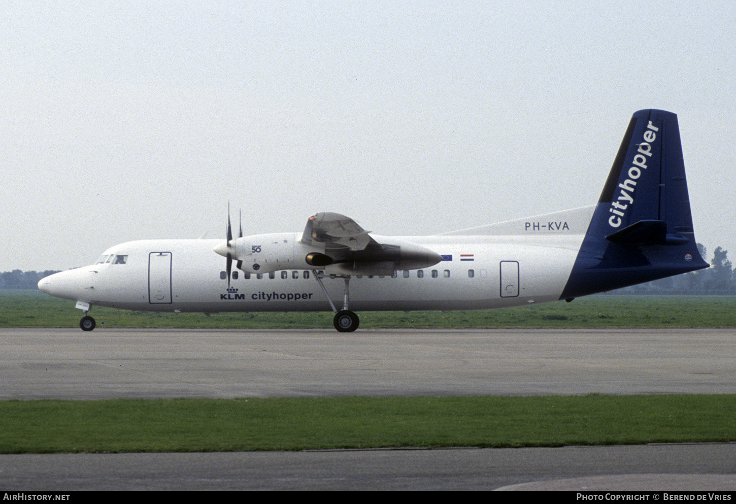 Aircraft Photo of PH-KVA | Fokker 50 | KLM Cityhopper | AirHistory.net #754623