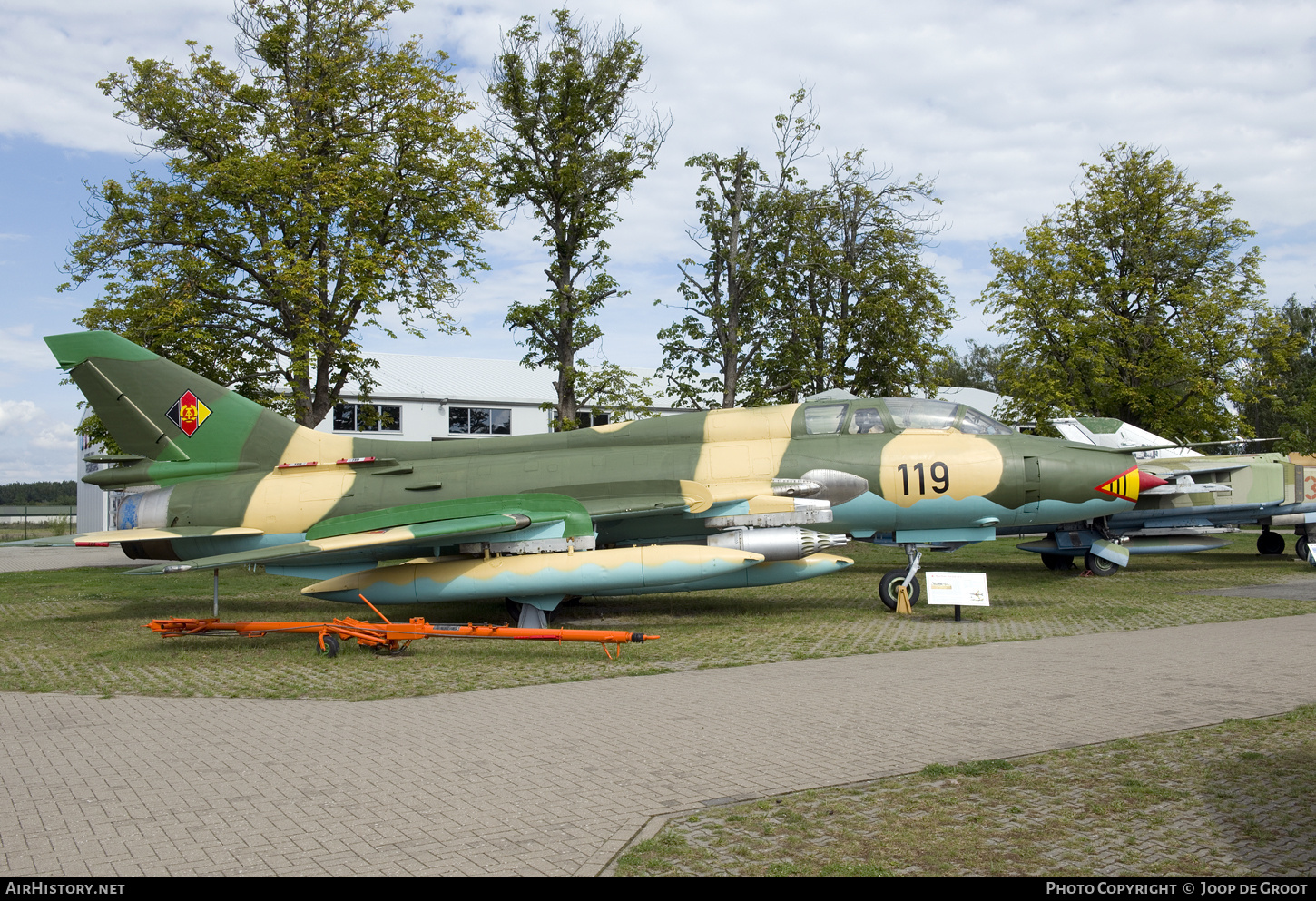 Aircraft Photo of 119 | Sukhoi Su-22UM3K | East Germany - Air Force | AirHistory.net #754629