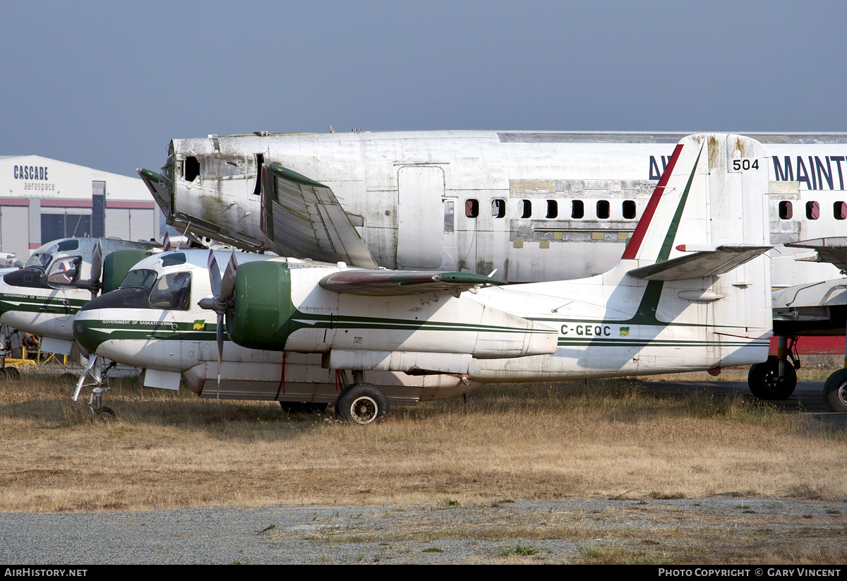 Aircraft Photo of C-GEQC | Grumman CS2F-2 Tracker | Saskatchewan Government | AirHistory.net #754644