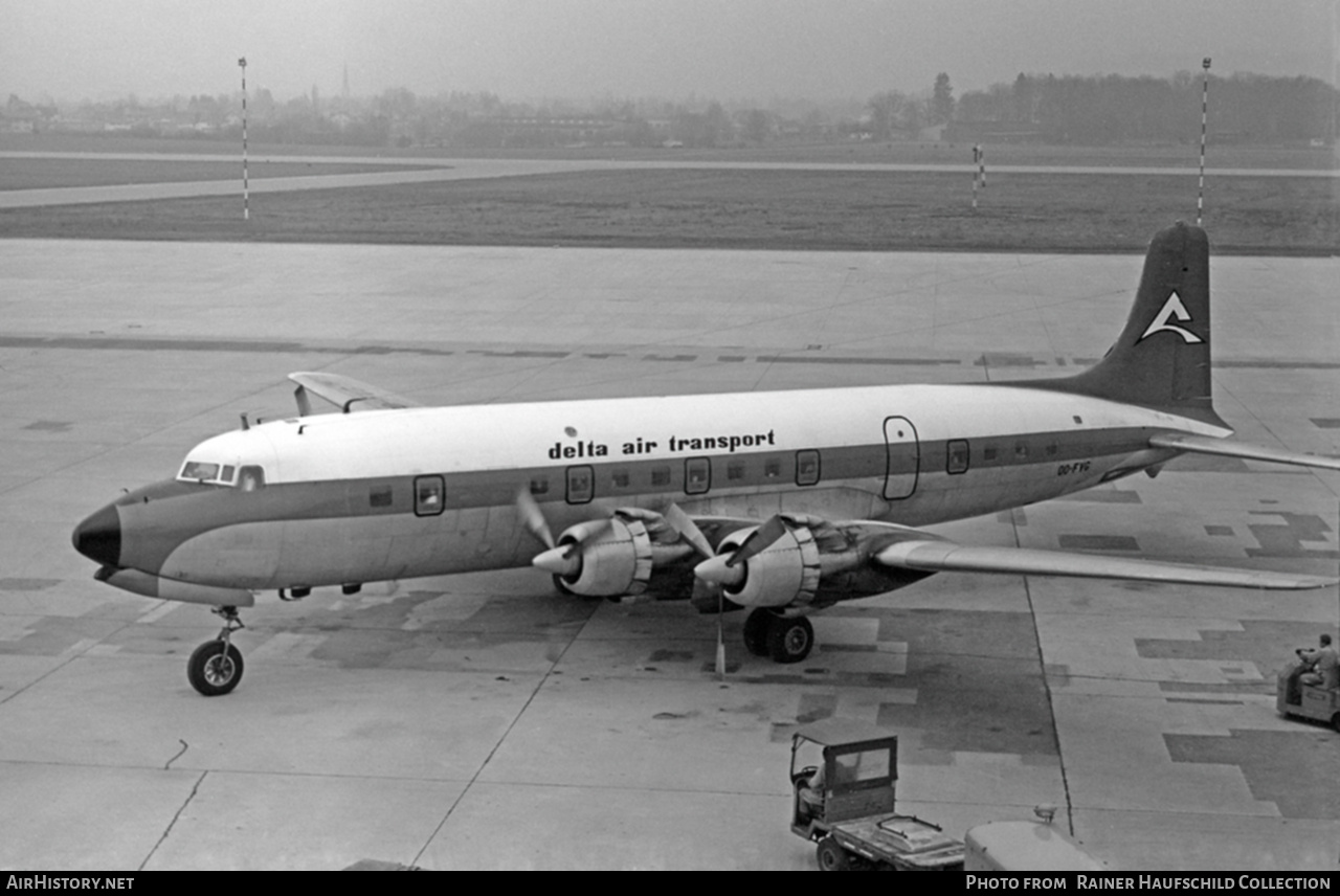 Aircraft Photo of OO-FVG | Douglas DC-6B | Delta Air Transport - DAT | AirHistory.net #754645